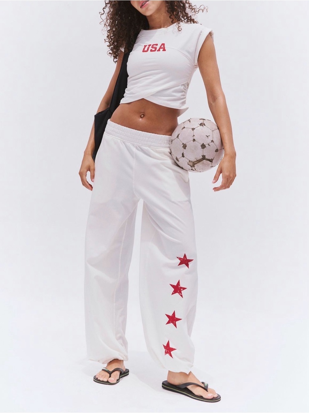 NWOT Free People Match Day Crossover Set Sz L